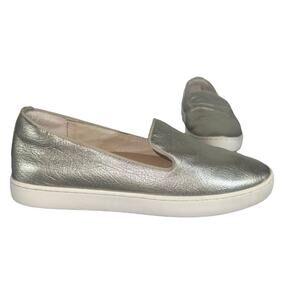 Birdies Women’s Slip-On Sneakers Size 7.5 Gold Leather Flats